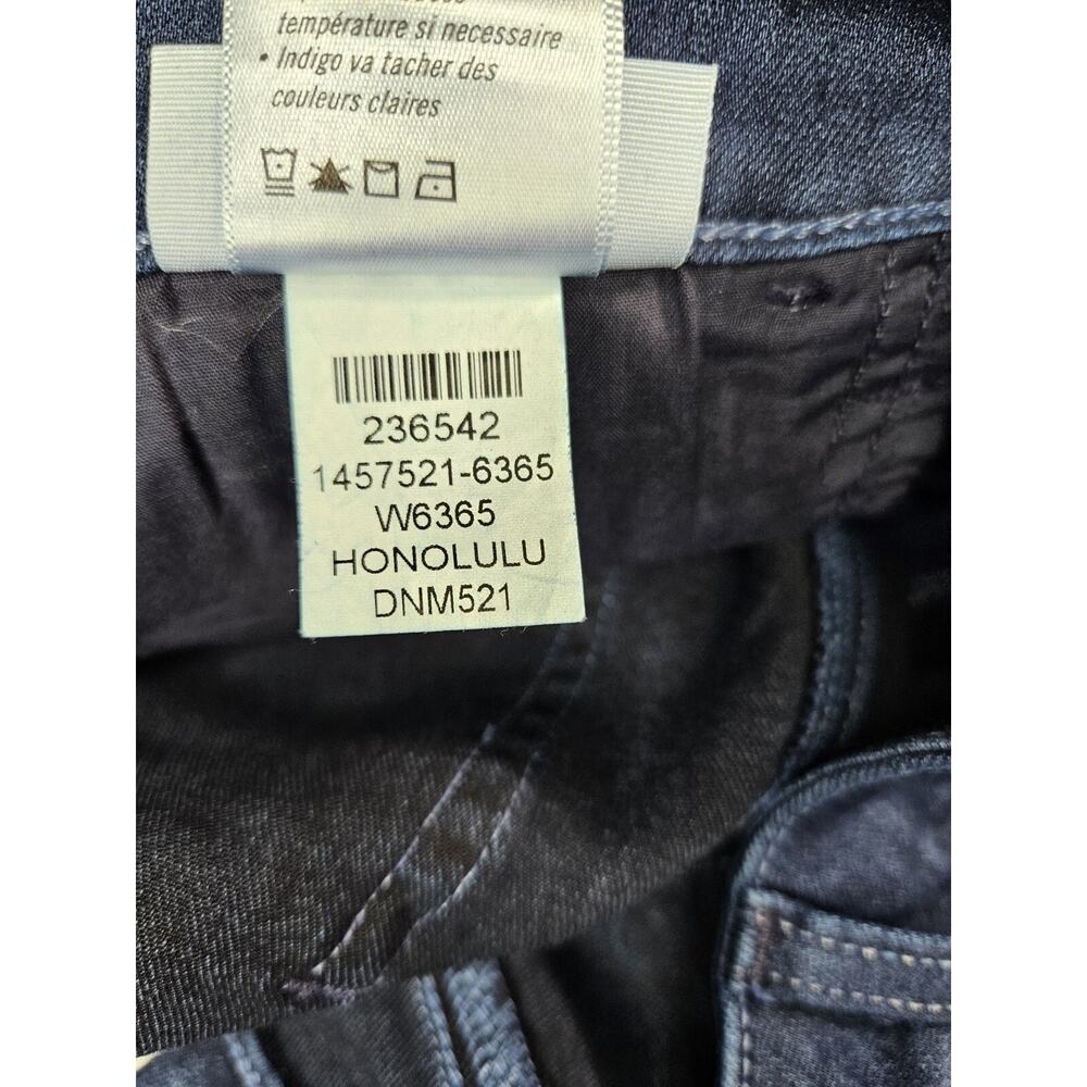 PAIGE Dark Wash HONOLULU High Rise Boot Cut BLACK LABEL Blue Jeans 28x30 *EUC - Picture 4 of 16